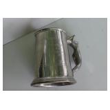 Nude  Vintage Pewter Beer Stein