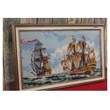 Tall Ships Kneedle Art