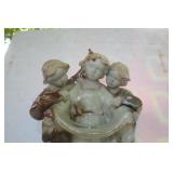 vintage Porcelain Carollers Sculpture