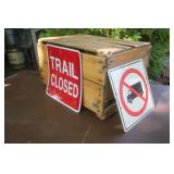 Signs &  Wood Apple Crate