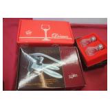 Crystal Diana Liquer Glass Set/ , Wine Openor
