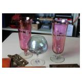 Early etched Glass, Frames & More