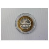 Sams Town 25th 10$ Casino Coin  999 Silver