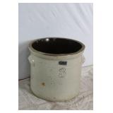 Early 3 Gal Applied Handle Crock