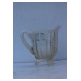 Irradescant Pressed Glass Vase