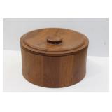 MCM Dansk Teak Covered Bowl