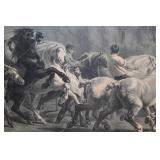 ' The Horse Fair' Rosa Bonheur Framed Lithograph