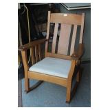 Quarter Sawn Oak Porch Rocker