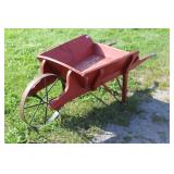 Wooden Wheelbarrow