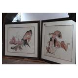 Abstract Nude Life Watercolour Paintings