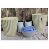 Table Lamps/ Tupperware / Waste Bins