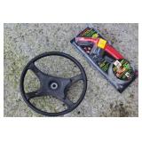 Boat Steer Wheel (Italy) & FloNGo Pump