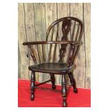 Early Handmade Childs Plank Chair