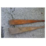 Vintage Wooden Oars