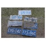 1970s Ont Licence Plates