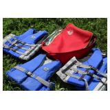Mustang Survival Adult Life Jackets & Carry Case