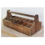 Vintage Wooden Hardware Tote