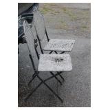 Folding Iron Patio Chairs