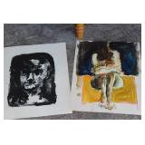 Gerald Squires Painting & Lithograph