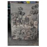 Vintage Textile Wall Hanging