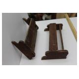 Early Church Pew Bible Racks
