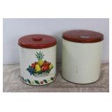 Mid Century Counter Cannisters