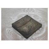 Viintage Filagree Cigarette Case & Match Box