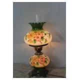 Hand Painted Glass Table Lamp