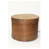 Vintage Wooden Covered Cheese Box
