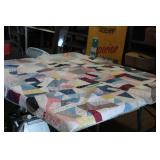 Vintage Patchwork Quilt  68 x 72'