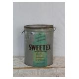 Sweetex Shortening Advertising Tin Toronto
