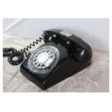 Vintage Black Rotary Dial Phone
