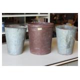 maple Syrup Buckets & Waste Bin