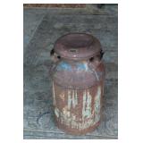 Metal Milk Can  Vintage