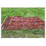 Antique Rug Remnant  86 x 101'