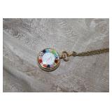 Paula Baker Murano Watch Necklace Italy