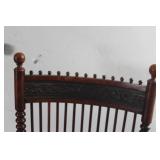 Spindelled Press Back Rocking Chair