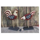 American Folk Art Roosters