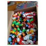 Math Link Cubes & Childrens I Spy Book Collection