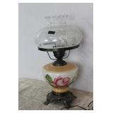 Handpainted Glass Table Lamp