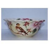 Handpainted Pottery Fruit Bowl