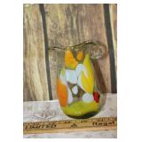 Signed Art Glass Syrup Pitchure