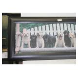 Puppy Dog Wall Art   40 x 15'