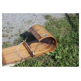 Vintage Mastercraft  Wooden Toboggan