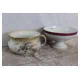 Royal Doulton Jardinere & Porcelain Pedestal Bowl