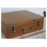Vintage Wooden Cutlery Case