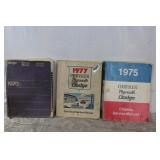 1970s Dodge Shop Manuals