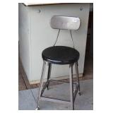 Service Station Metal Stool