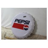 Metal Pepsi Cap Sign
