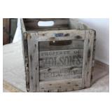 Molsons Brewery Wooden Crate
